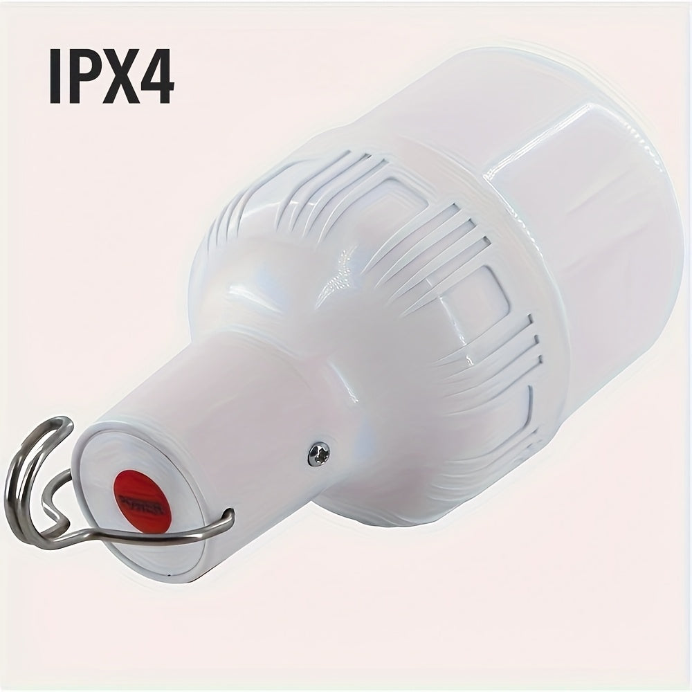 Rechargeable LED Camping Lantern Portable USB Dimmable Wall Mount Flashlight with Hook