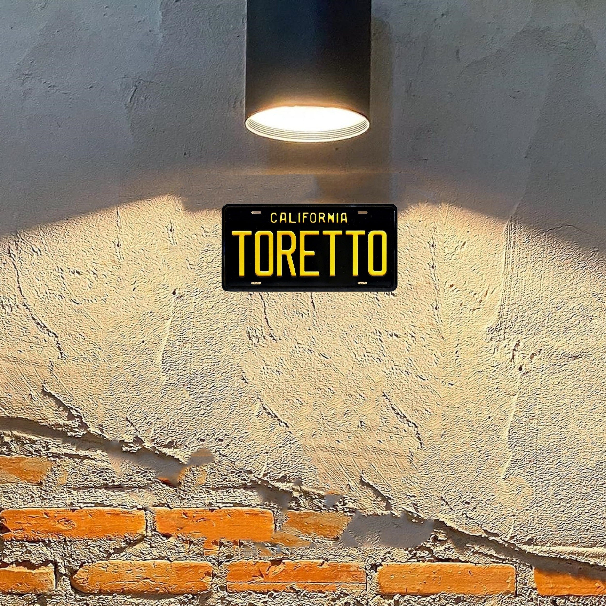 Metal Tin Sign California License Plate Wall Art 11.81x5.91 Inches Funny Decor