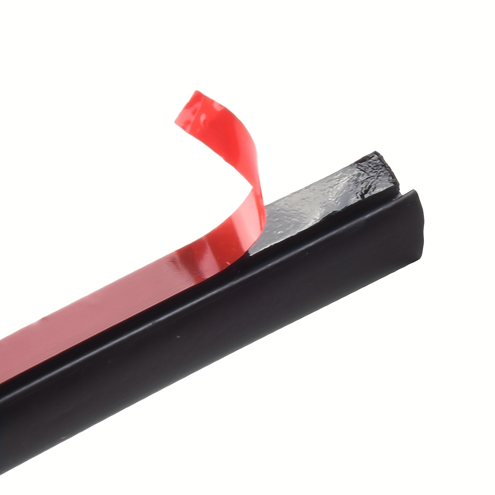 Car Rubber Seal Strip 5m EPDM Weatherproof Shockproof Dustproof Black Red