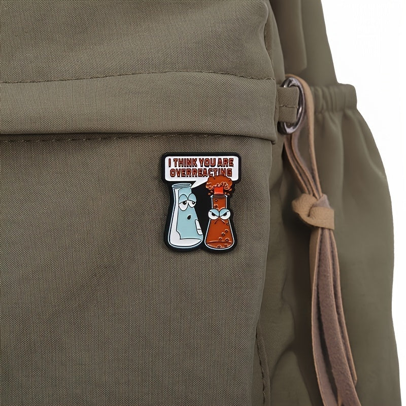 Set of 20 Science Enamel Pins Beakers Gene Chains Elements Lab Brooches for Hats Backpacks