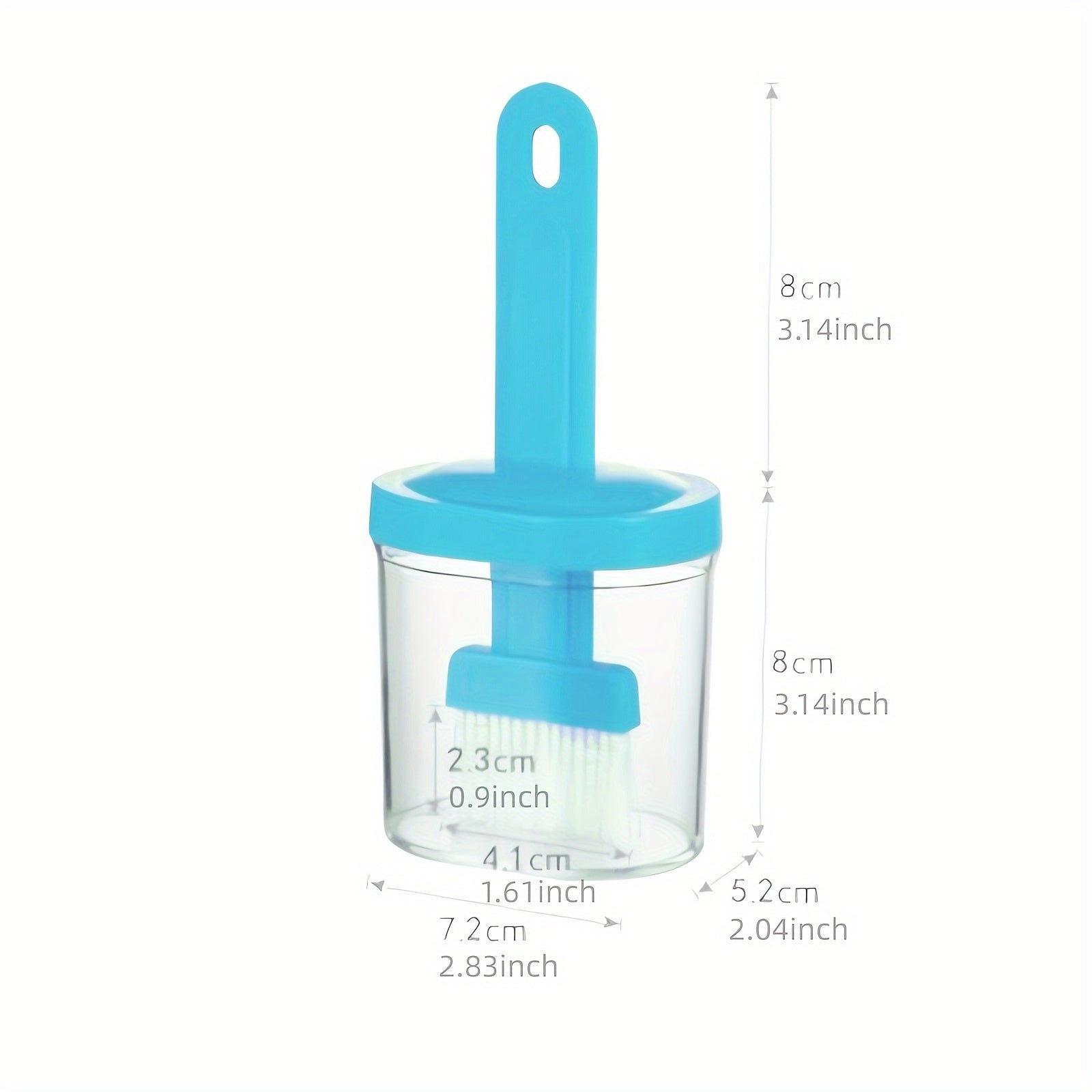 High Temperature Resistant Silicone Oil Brush with Storage Box for Cooking Baking Barbecue