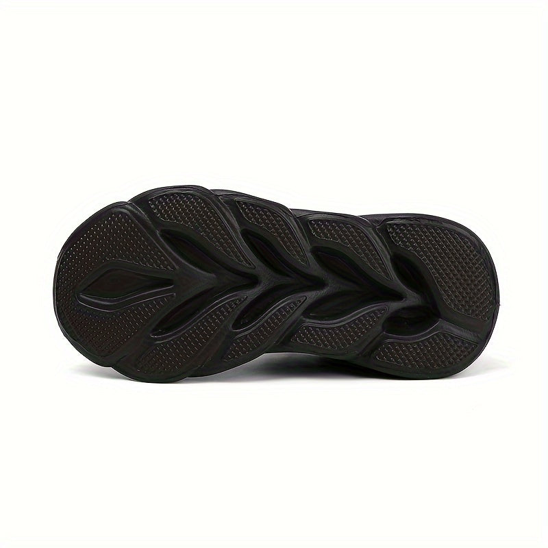 Yigitlar uchun kundalik sport poyabzali, shokni yutuvchi EVA taglik bilan, sirpanmaydigan, pastki qismi mato yuqori qismi