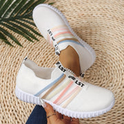 Women's Breathable Lightweight Slip-On Walking Sneakers Casual Low-Top All-Season