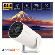 Wireless 4K Home Theater Projector Android 11 WiFi 6 720p