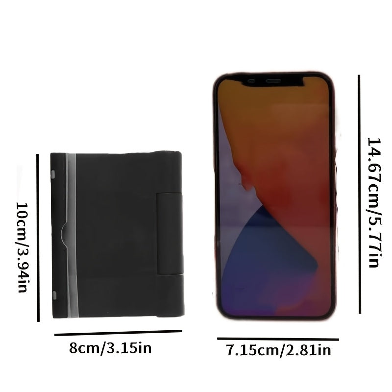 Soporte plegable para teléfono móvil y tableta de ABS, portátil, multifuncional, para escritorio o mesita de noche