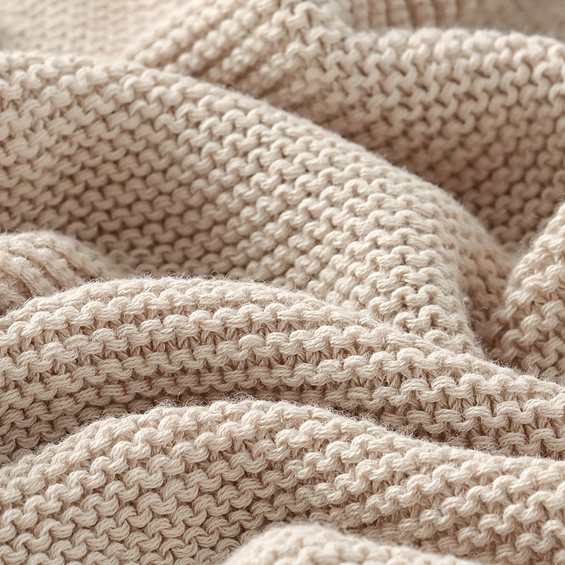 Infant Stroller Blanket Quilt with Lotus Leaf Edge for Toddlers