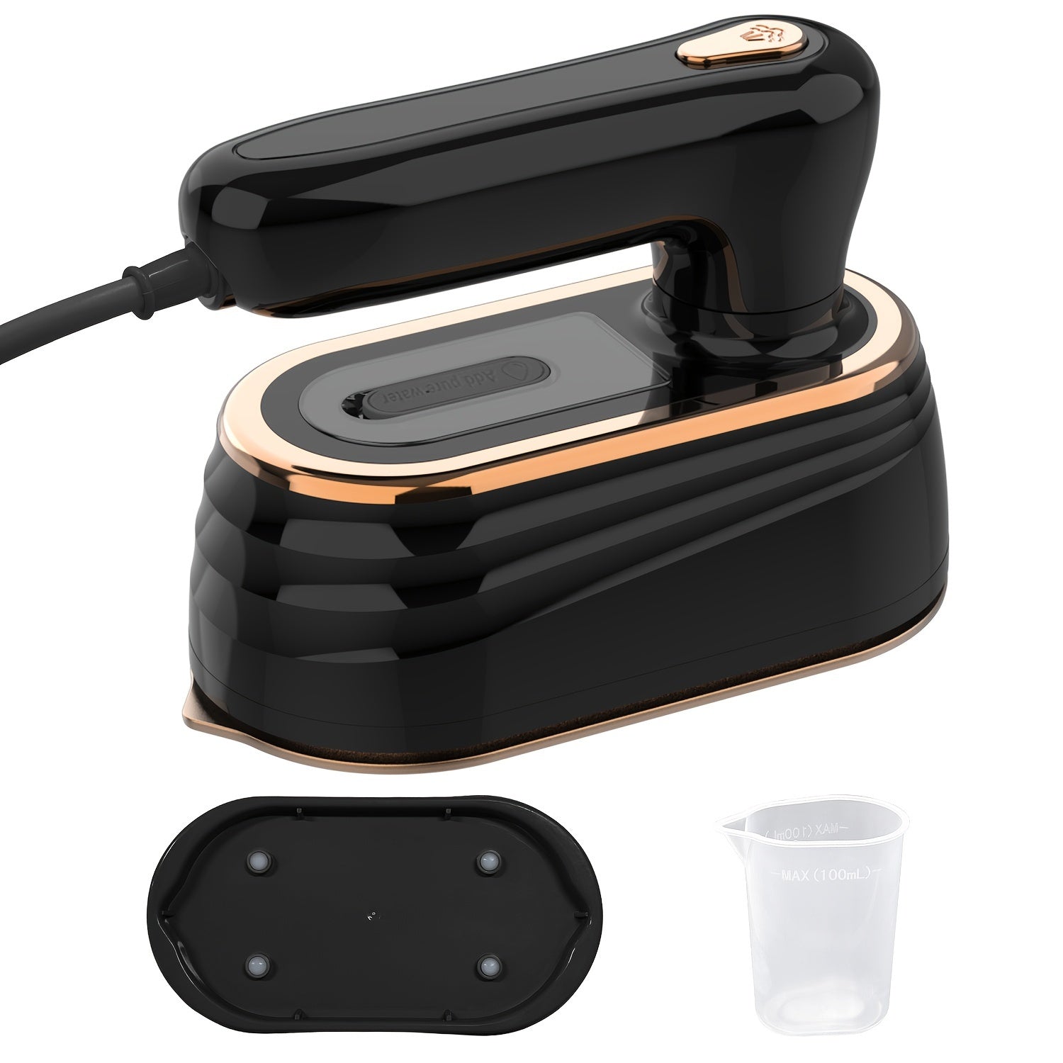 1200W Handheld Garment Steamer Iron with Large Soleplate for Home and Travel European Plug