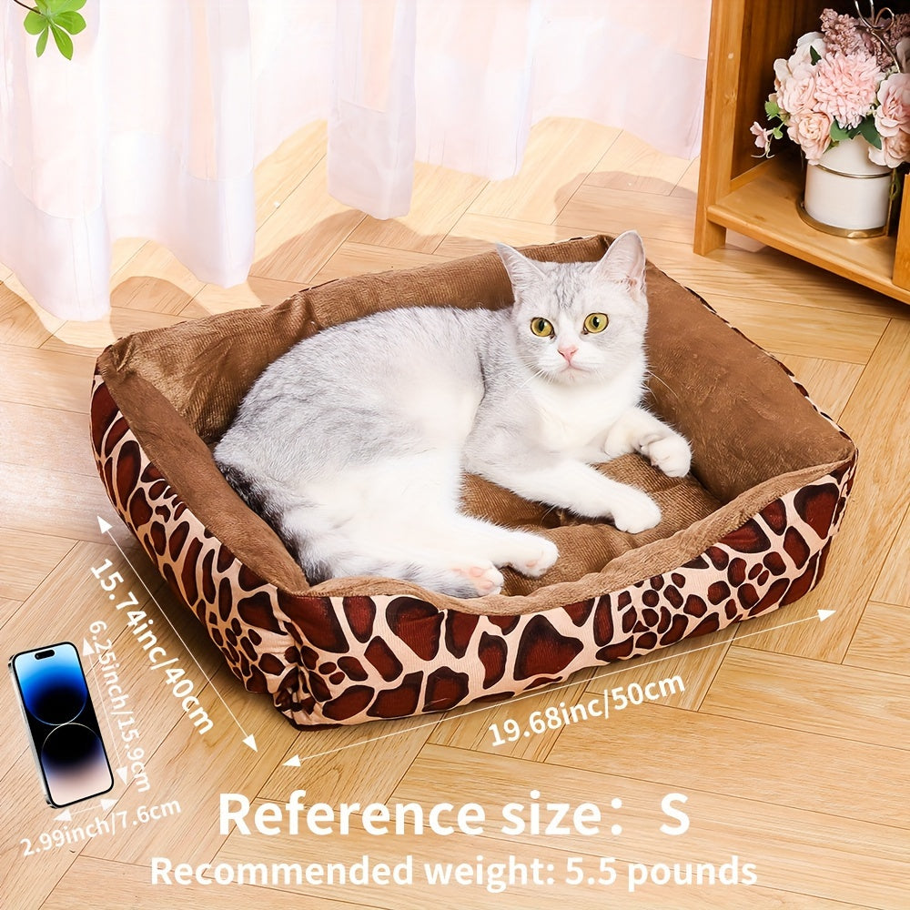 Large and Medium Dog Pet Bed Sofa Soft Cushion for Naps and Rest
