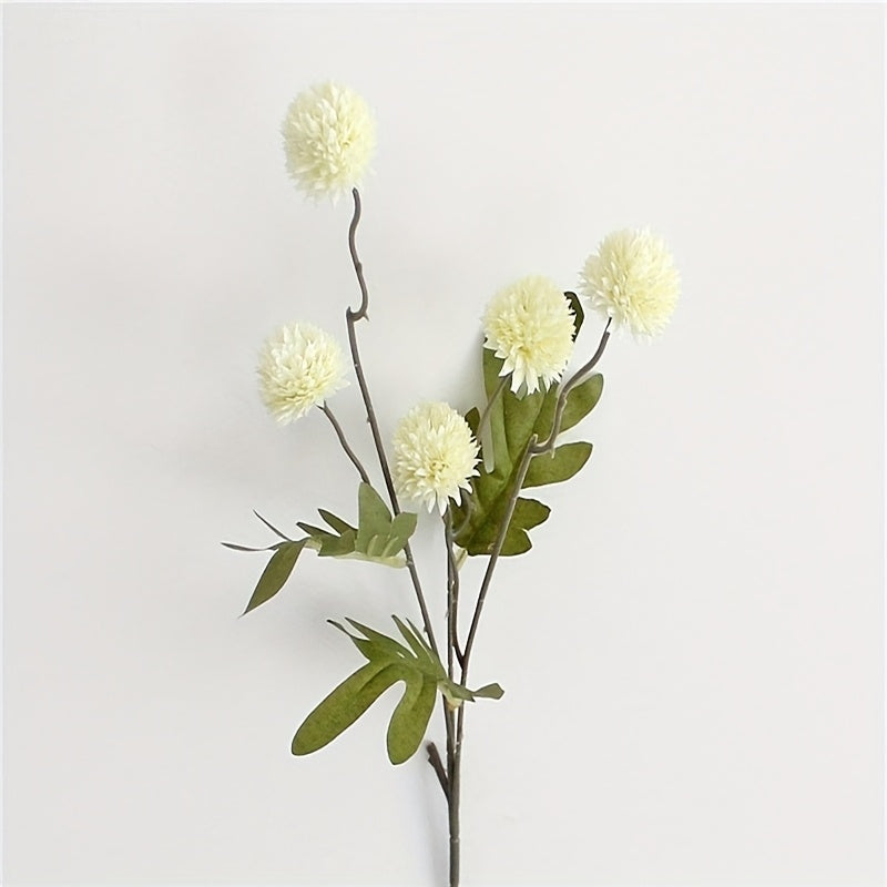 European-Style Artificial Dandelion Flower Decoration with Colorful Flowers