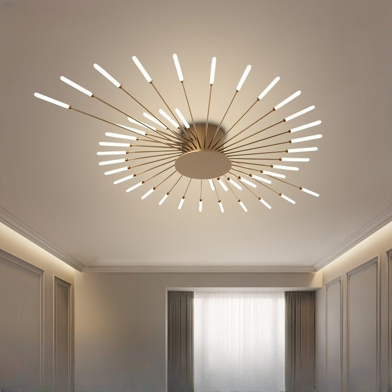 Contemporary LED Ceiling Lamp in Warm White for Living Room Bedroom Dining Room