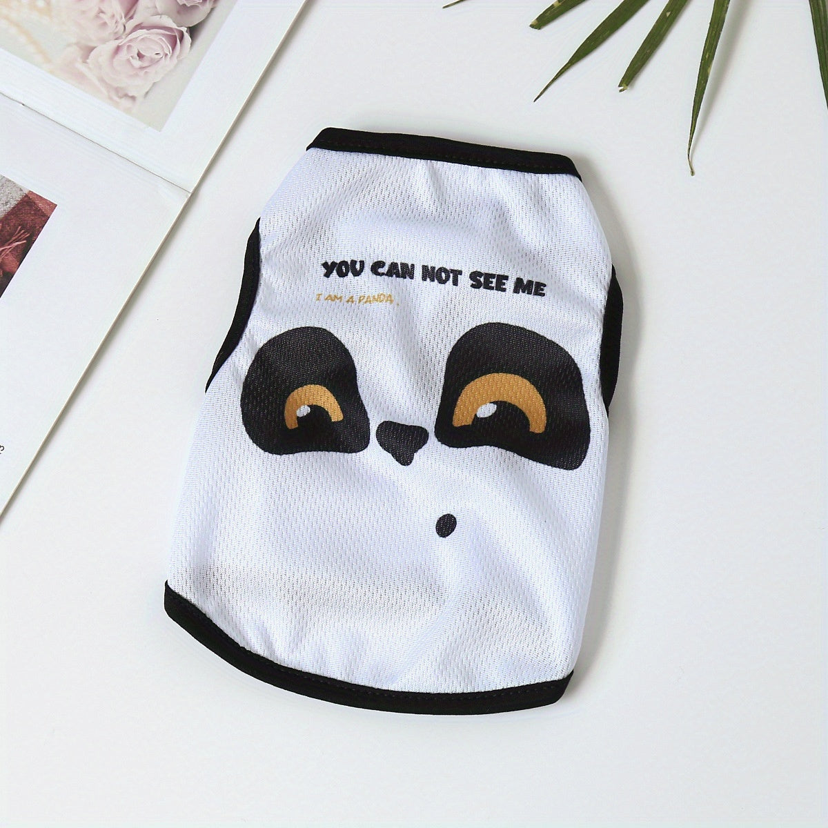 Pet Clothes for Small Dogs and Cats Breathable Summer Vest with Cartoon Print