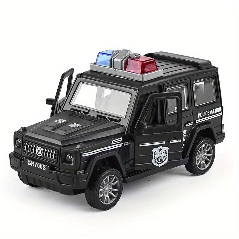 Durable Openable Door Toy Cars for Kids Age 3 Plus Police Fire Off-Road Vehicles