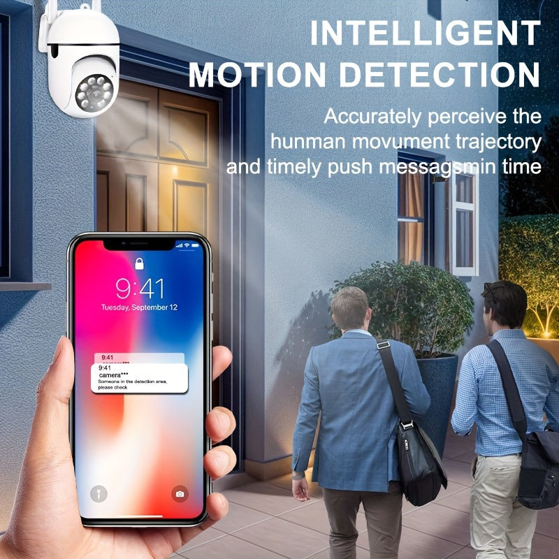 Simsiz 3MP xavfsizlik kamerası, pan tilt zoom, kechqurun ko‘rish, ikki tomonlama audio, ichki va tashqi foydalanish