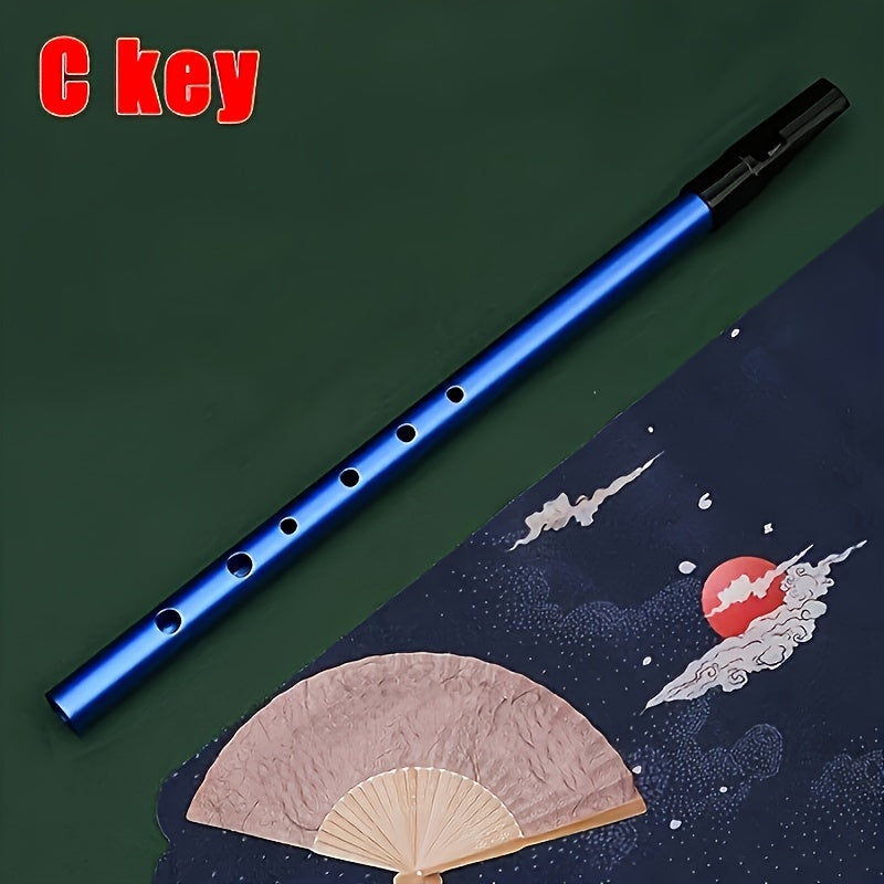 Beginners va professional uchun alyuminiy irish fleyta, C D o'lchovli, laklangan, qizil, ko'k, yashil, to'q purple