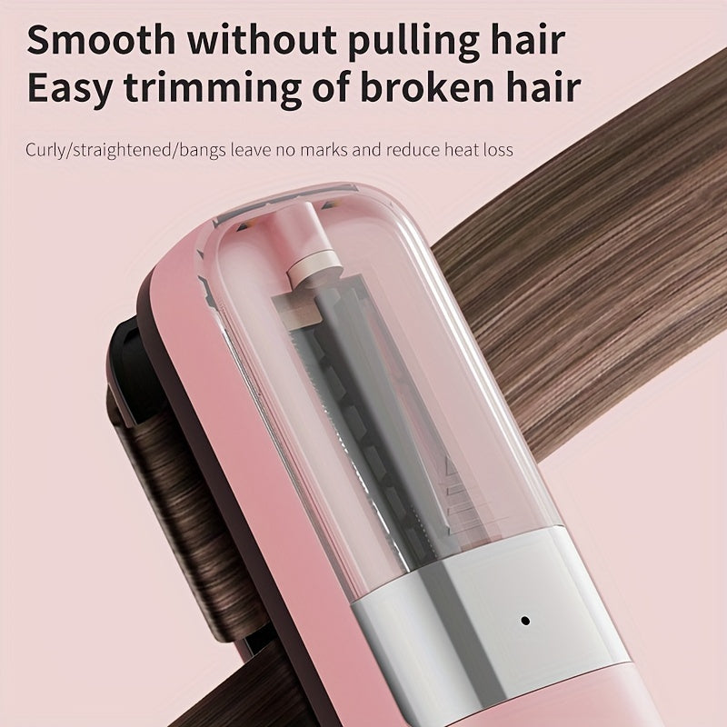 Electric Hair Clipper with Dual Trimming and Straightening Functions, USB Rechargeable, Portable Personal Care