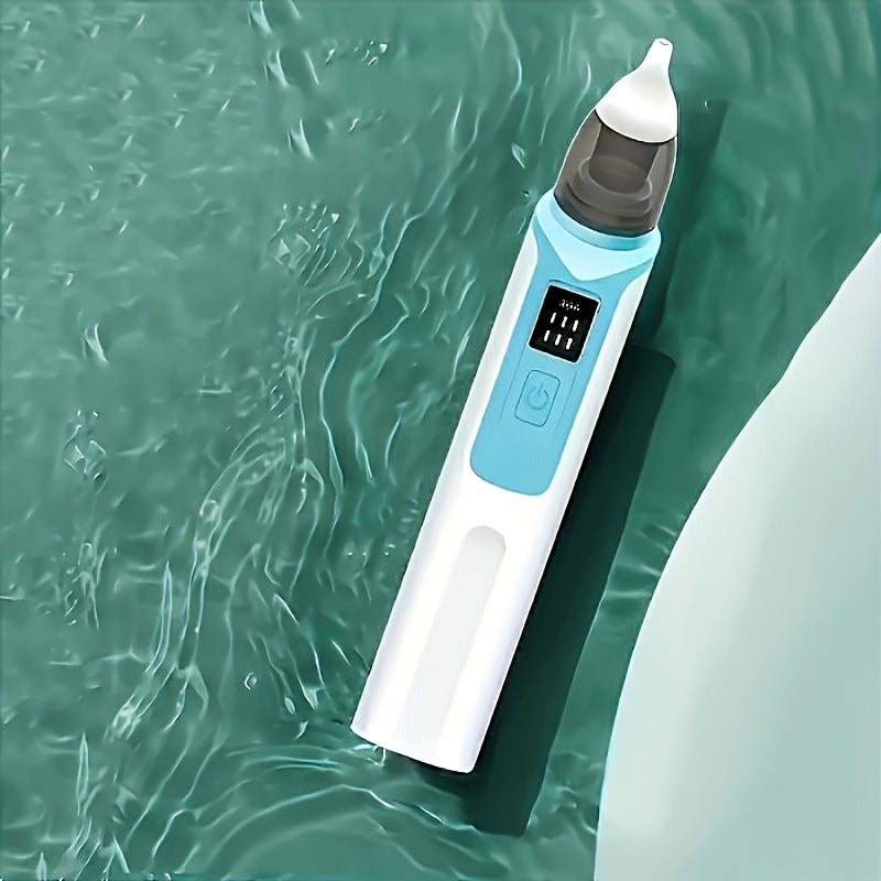 1 dona Portativ Elektron Burun Aspiratori, Qisqa Zaryadlanadigan USB Yuqori Tozalovchi, Burun tiqilishi uchun, Uyda foydalanish uchun mukammal sovg'a, ≤36V, 500mAh Lityum Polimer Batareya