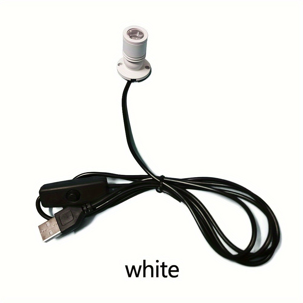 Mini USB LED Spotlight Indoor Accent Lighting Energy Efficient Switch Controlled