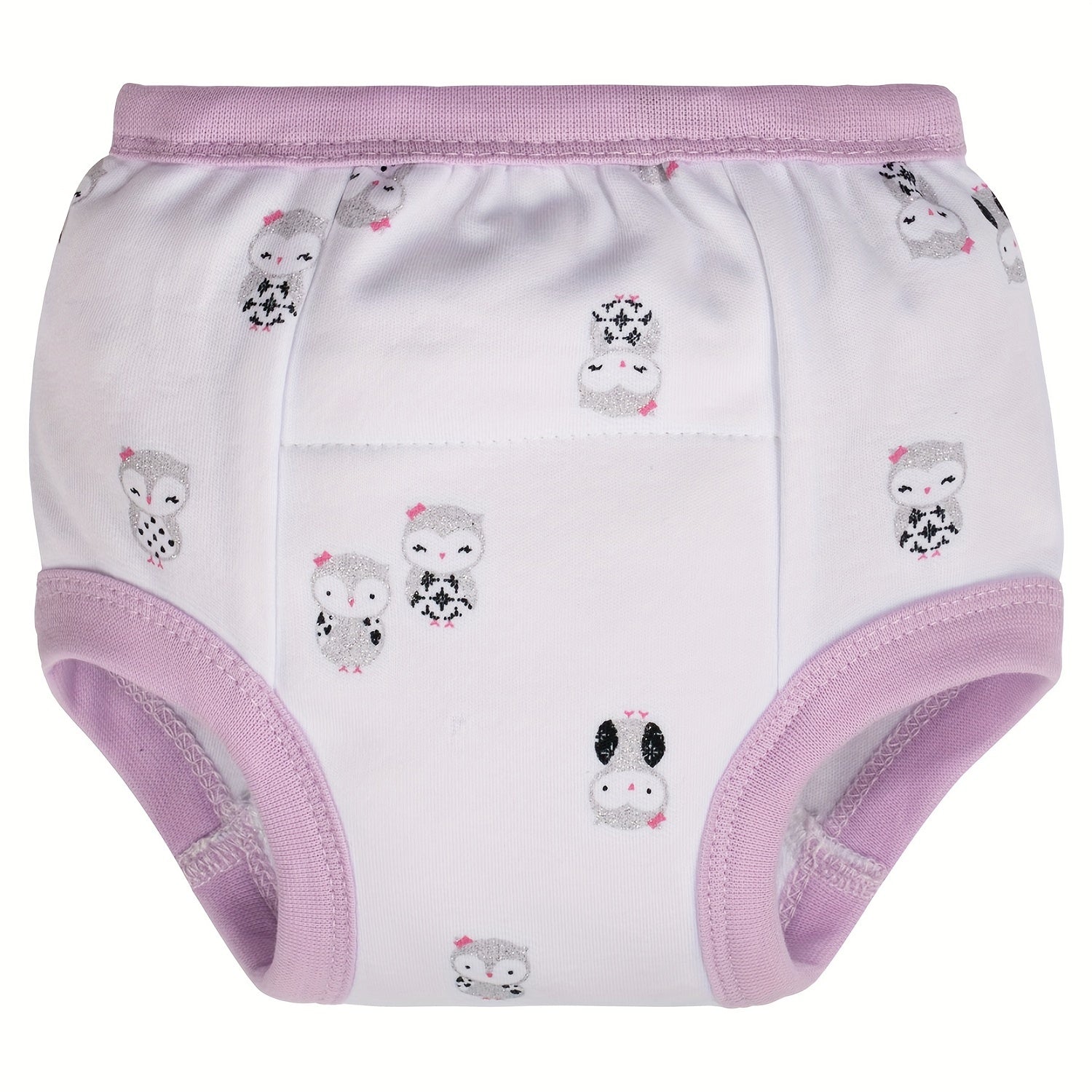 Pantalones de pañal de tela de algodón lavables de 6 capas y tres piezas para entrenamiento