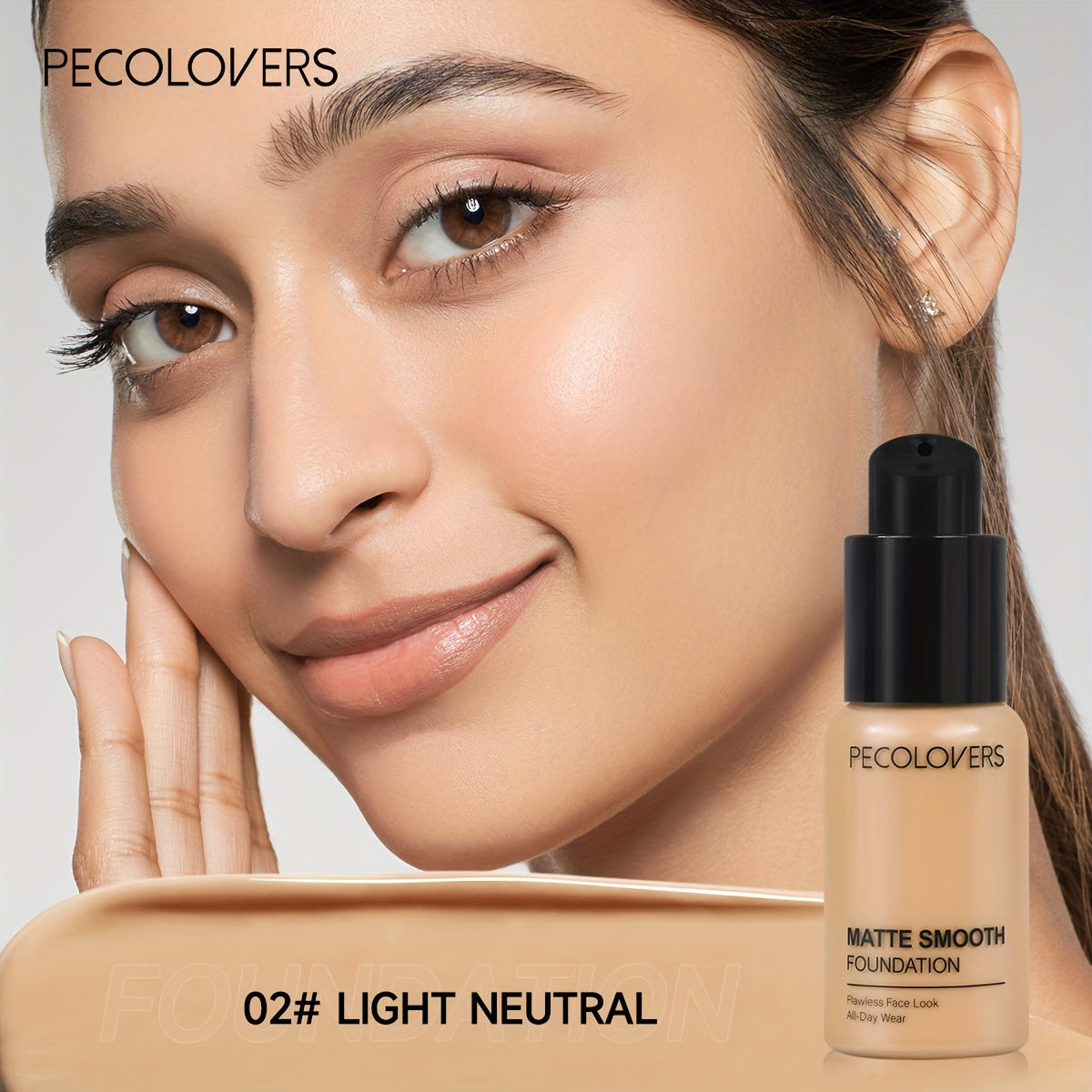 Flawless Liquid Foundation Full Coverage Waterproof Long-Lasting Concealer