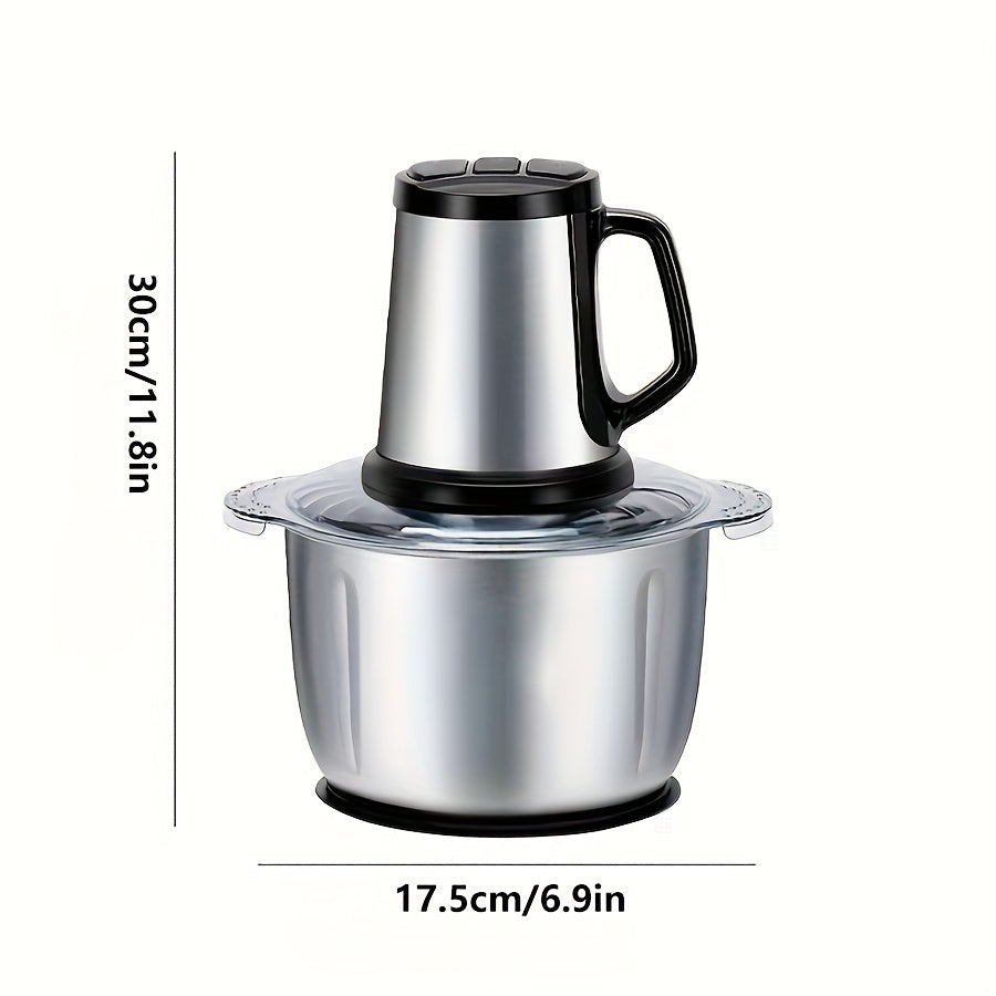 Мясорубка для крупногабаритных продуктов и овощей, 4,5 л, мотор 1000 об/мин, нержавеющая сталь