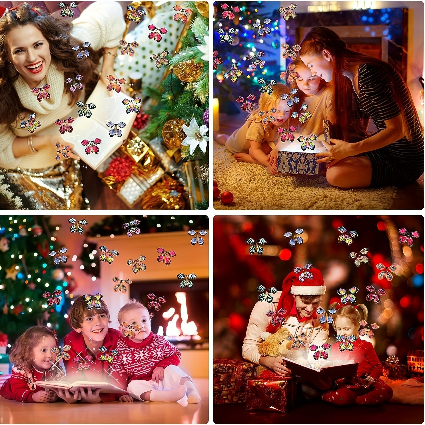 Colorful Wind-Up Butterfly Toy for Kids Ages 6+ for Weddings and Birthdays