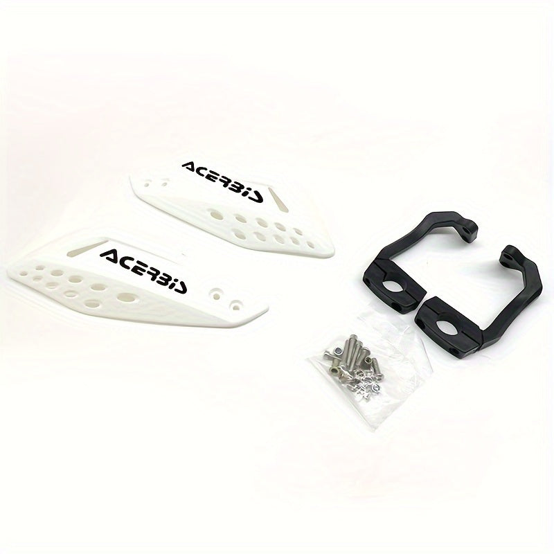 Off Road Motorcycle Hand Guards Carbon Fiber Look Dual-Sided Protective Shields for Dirt Bikes