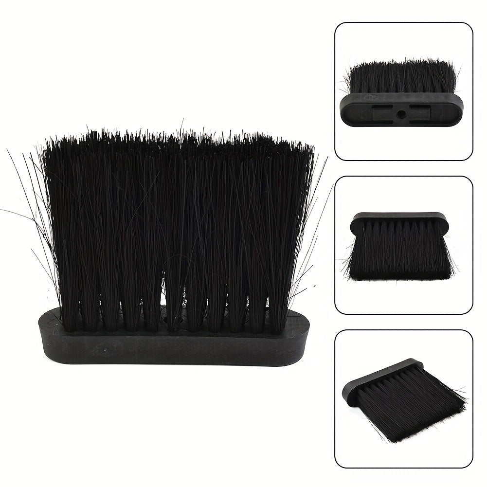 High-Quality Fireplace Broom with Plastic Handle and Dense Bristles