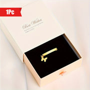 Браслет-бабочка из титанового сплава с гравировальной планкой для дней рождения и юбилеев