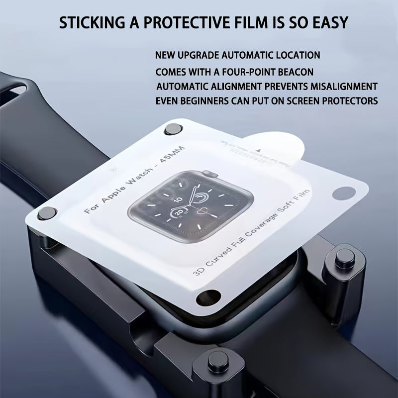 3Pcs Apple Watch Screen Protector Series 8 9 Ultra TPU Full Coverage Scratch-Resistant