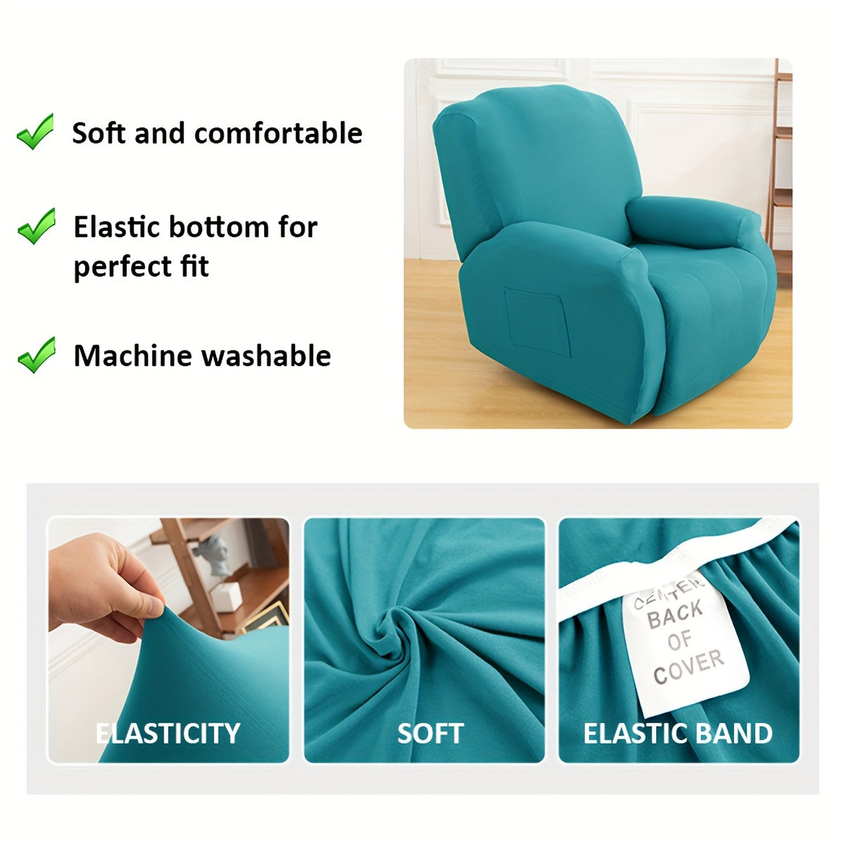 4 чехла для подушек дивана различных цветов, чтобы защитить ваш диван Chivas с одним местом и улучшить домашний декор.