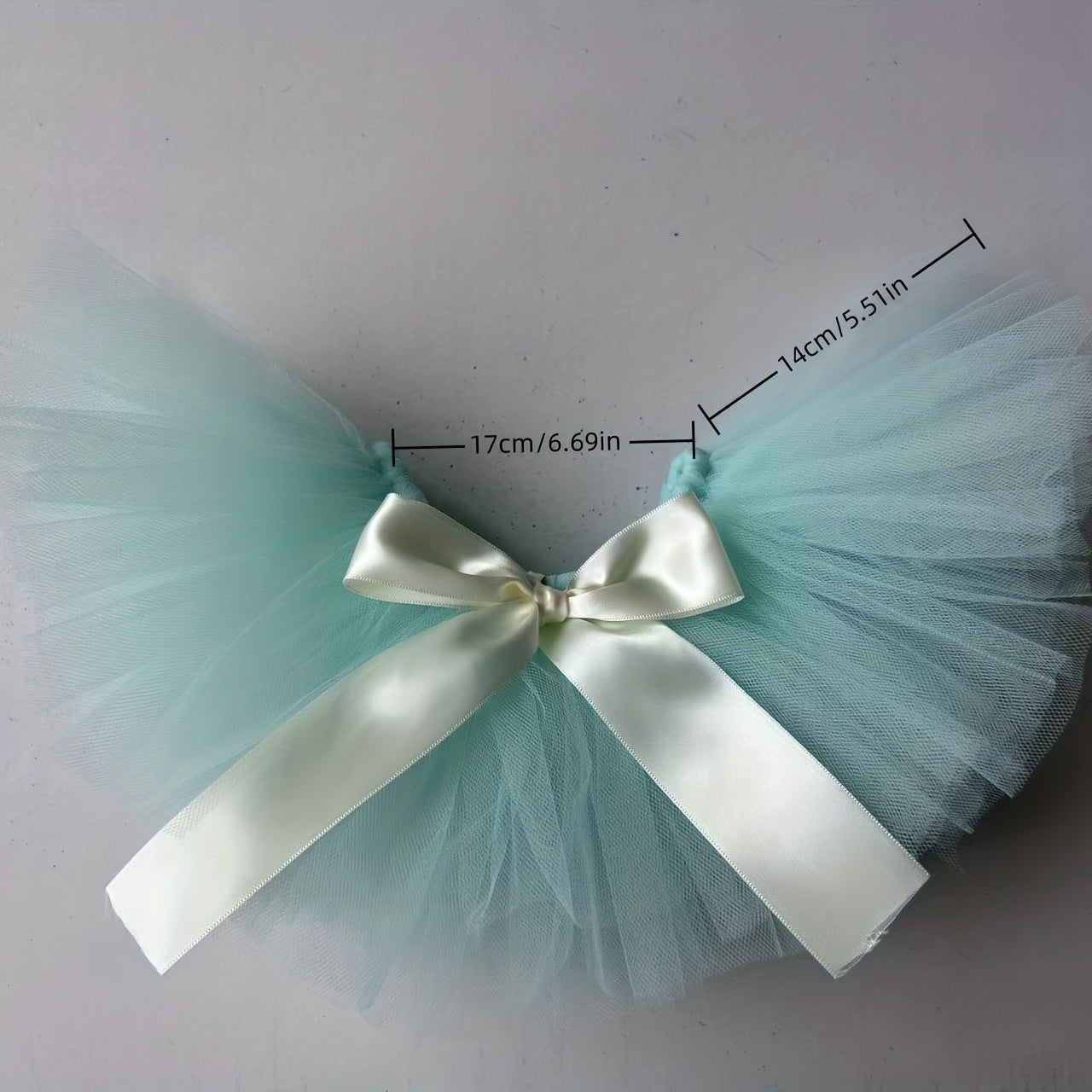 Baby Girl Photography Props Green Tutu Skirt and Headband Set for Newborns