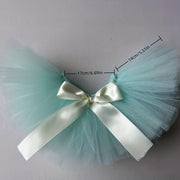 Baby Girl Photography Props Green Tutu Skirt and Headband Set for Newborns