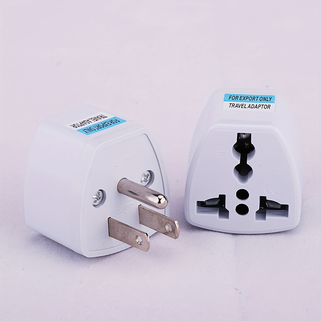 Adaptador de viaje universal para EE. UU., UE, AU, Japón sin carga, sin batería