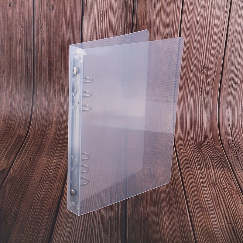 Transparent Twill PP Binder Shell A6 A5 B5 with 5 or 6 Holes