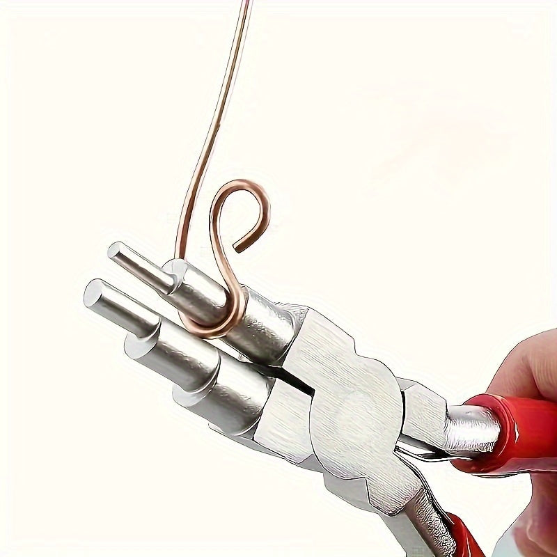 Jewelry Making Pliers Carbon Steel 6-in-1 Looping Wrapping Beading Tool