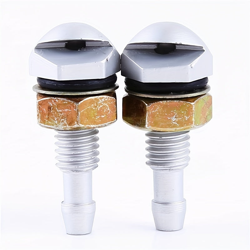 Universal Aluminum Alloy Windshield Washer Nozzles Golden Mist Spray Heads