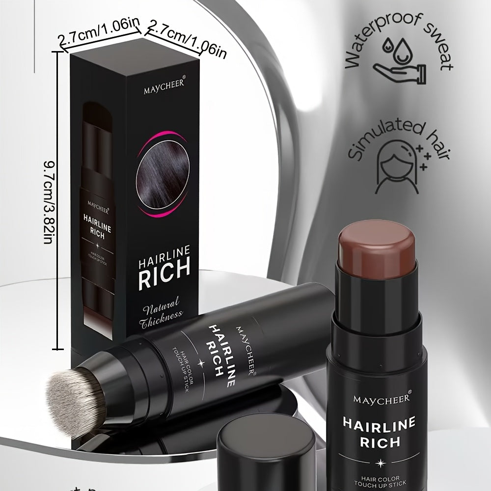 Временный карандаш для окрашивания волос для белых и седых корней, водостойкая щетка