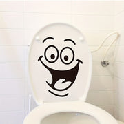 Smiling Face Sticker Removable Self-Adhesive Decal for Car Walls Laptop