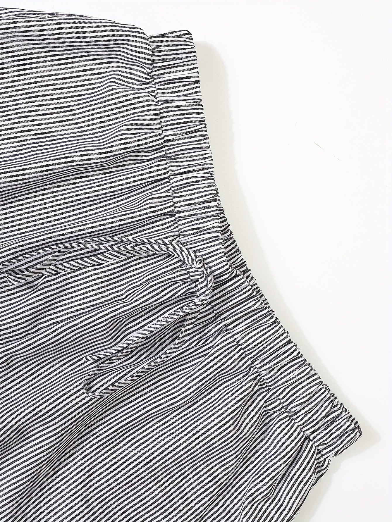 Женские повседневные полосатые брюки с серединой и карманами, регулируемый пояс