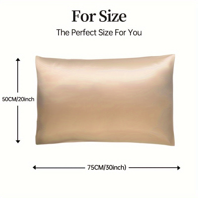 Toza rangli ipak yostiq qopqog'i to'quvchan teri va soch parvarishi uchun, hashamatli his