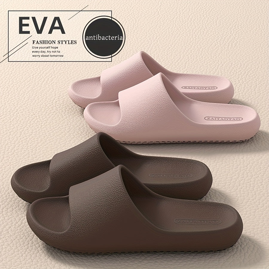 Women's EVA Slides Open-Toe Breathable Non-Slip Comfortable Purple