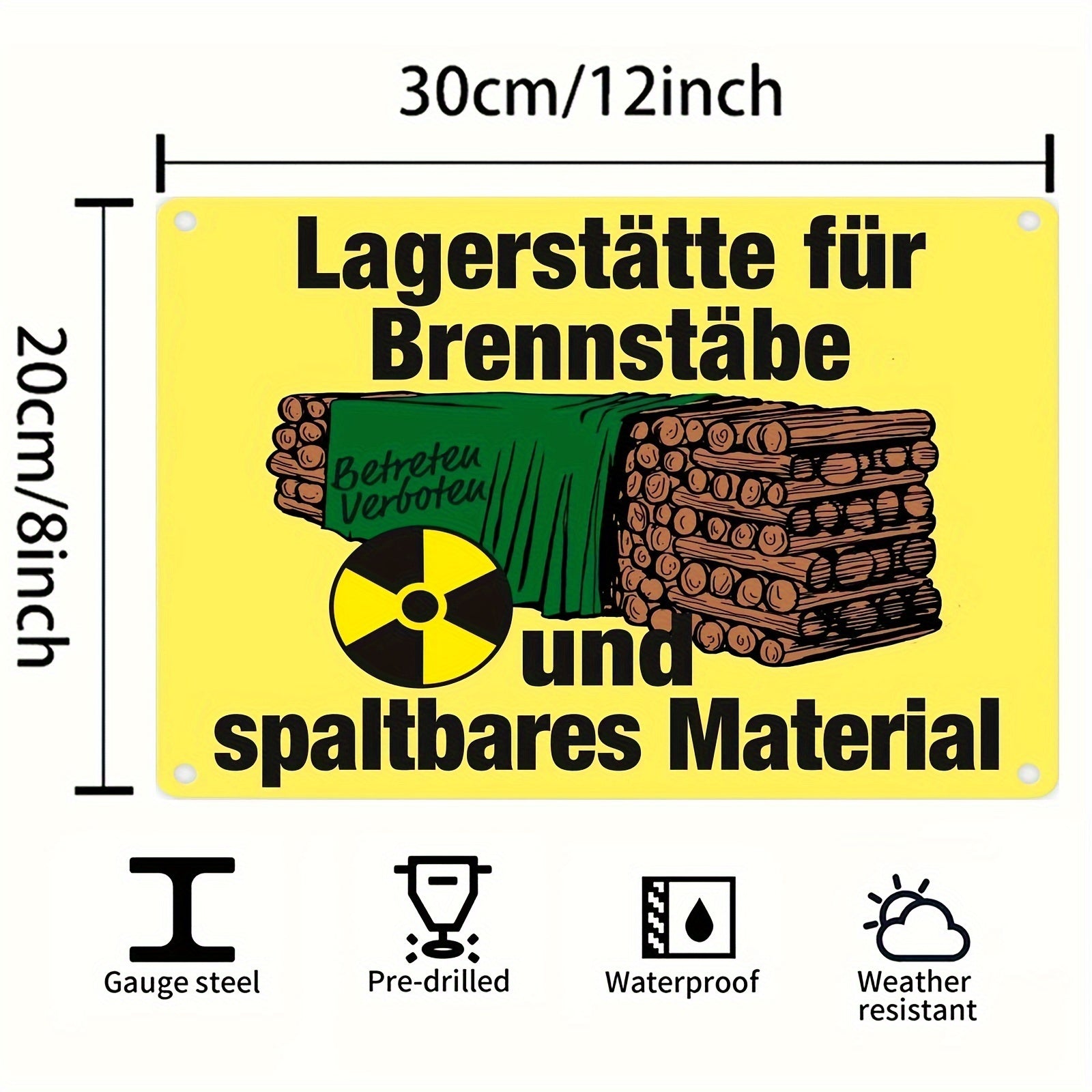 Hilarious Firewood Storage Tin Sign Metal Art for Wood Stove Home Garage Decor