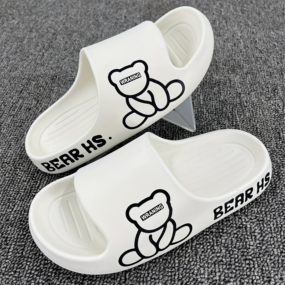 Yigitlar uchun Slip-On Slaydlar, turli ranglarda, sirpanishga qarshi EVA yozgi kundalik ichki poyabzal