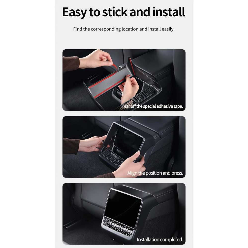 Rear Center Console Air Vent Dust Cover for Tesla Model 3/Y Car Accessories