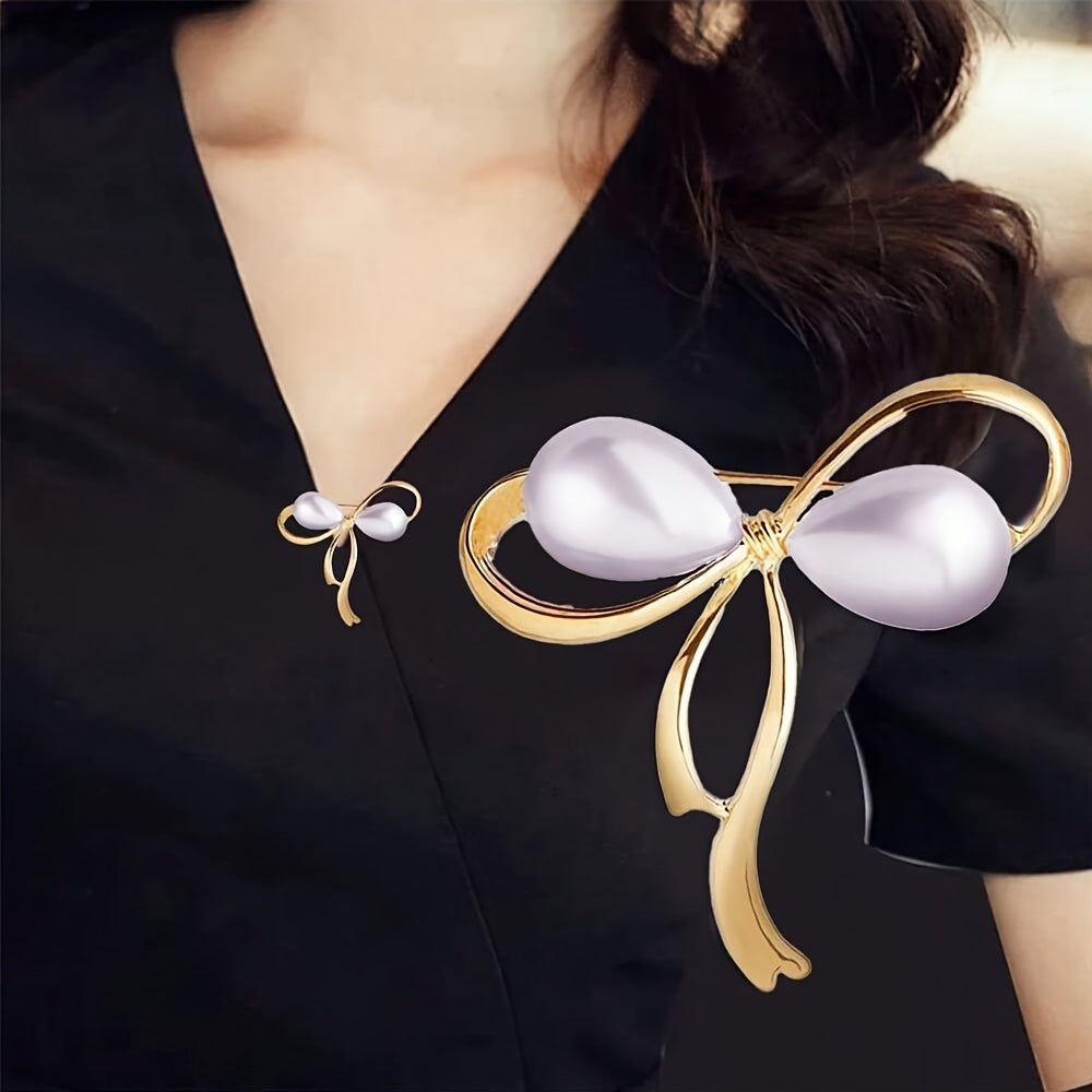 Set of 3 Men's and Women's Tie Pins Brooches Elegant Silver Tone Accessories