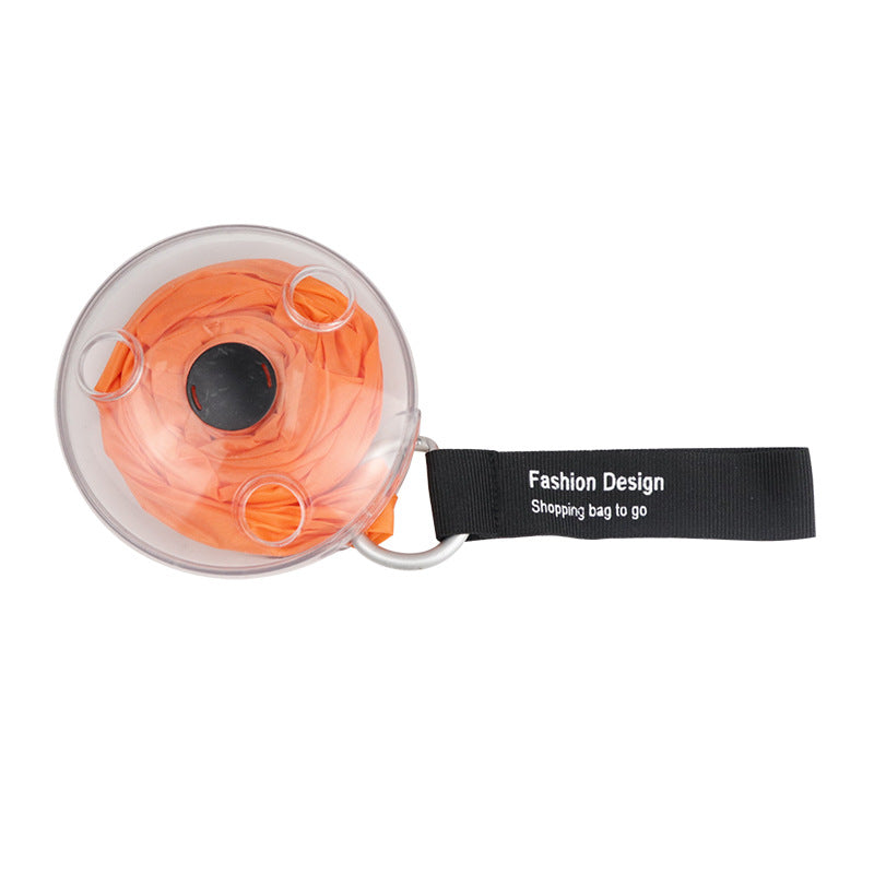 Disk dizayni bilan portativ xarid sumkasi, oson egish va yelka bilan olib yurish uchun kliplarga ega. Yengil va joyni tejovchi.