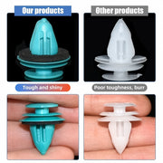 50pcs Car Door Panel Fasteners Durable Nylon Soundproof Clips for Interior