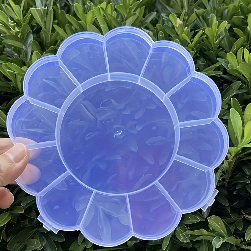 Qopqoq bilan plastik bo'lakli saqlash qutisi, maktabda, ofisda, yotoqxona yoki uyda dori-darmonlar, marjonlar va zargarlik buyumlarini tartibga solish uchun ideal.