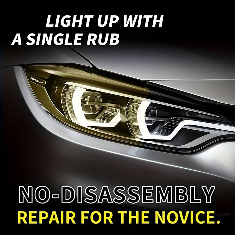 Kit de restauración de faros para automóviles para oxidación, amarillamiento, arañazos y neblina