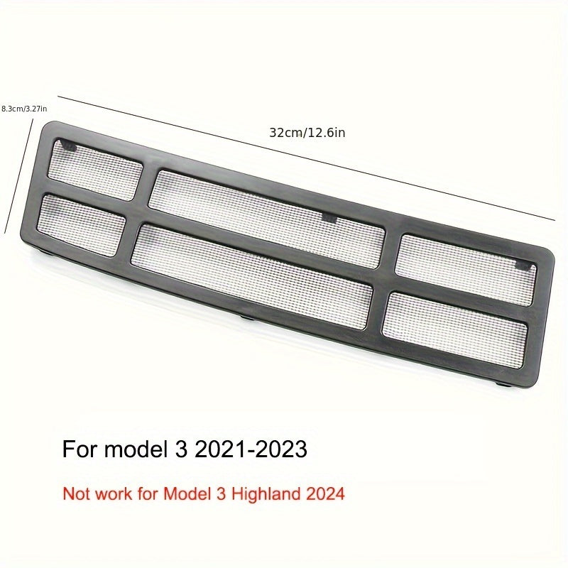 Front Trunk Mesh Cover for Tesla Model Y and Model 3 Insect Proof Intake Net